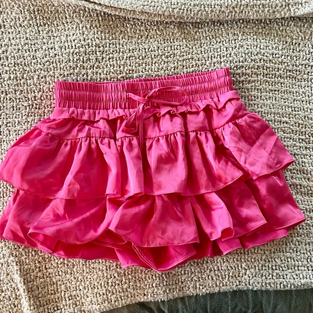 Day + Moon Ruffle Skirt with shorts
